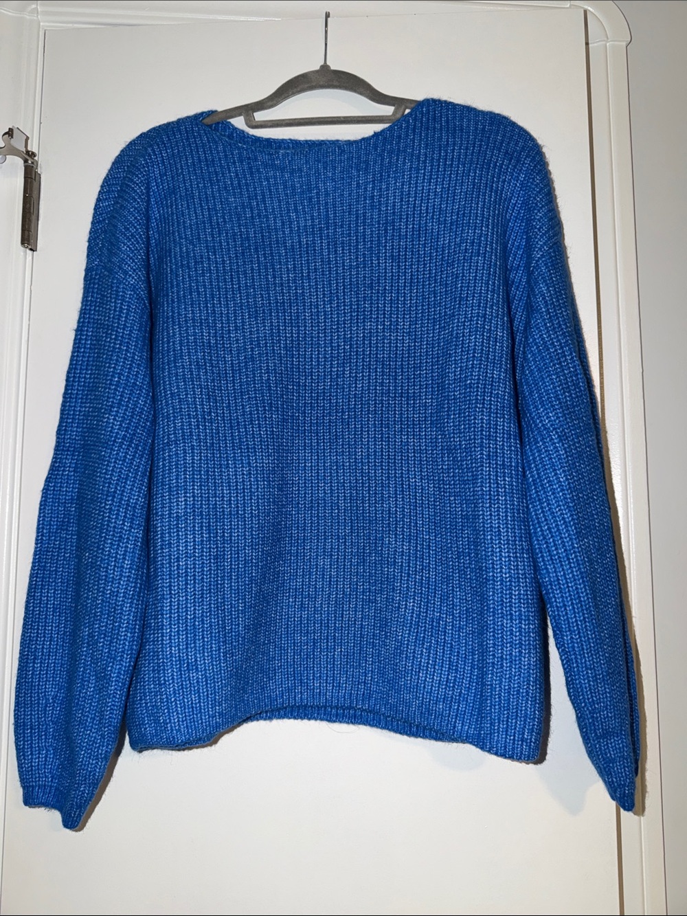 LOFT Royal Blue Textured Knit Sweater